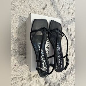 Calvin Klein Women's Black Sandals